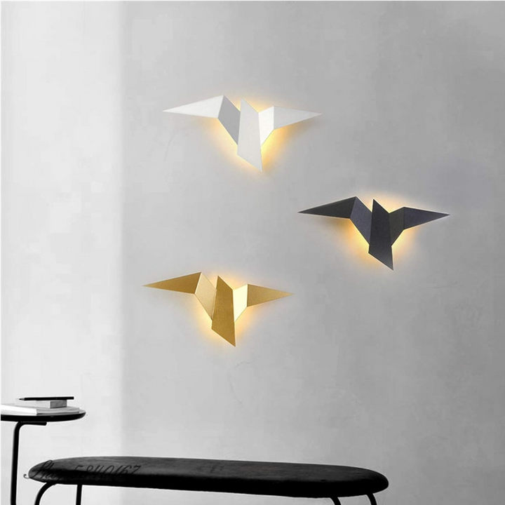 Skanto | Origami Vegglampe – Unik Veggbelysning i Japansk Stil for Stue og Soverom