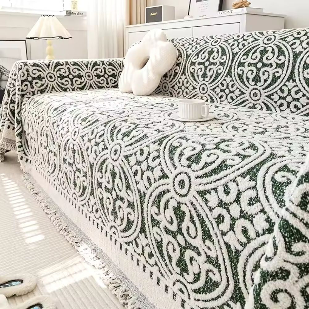 Skanto | Ornamental Jacquard Sofa Cover