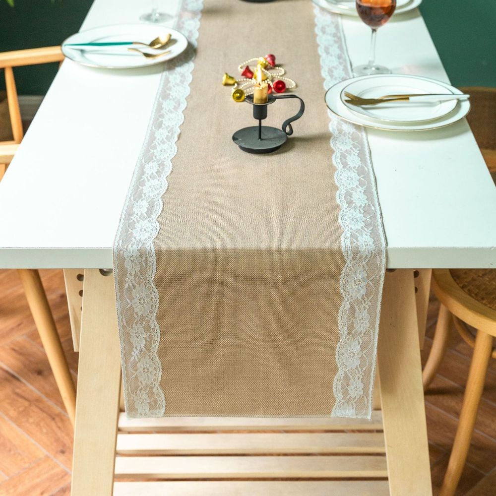 Skanto | Ornate Blossom Blondekant Dukløper