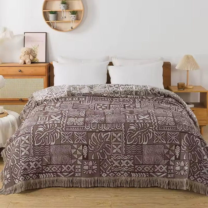 Skanto | Ornate Blossom Bomullsteppe