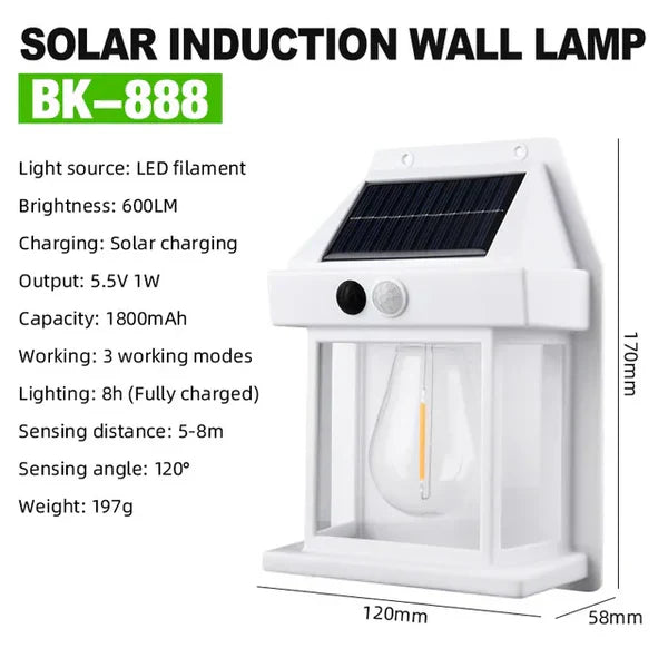 Skanto | Bærekraftig Solcelle Vegglampe - Solaris