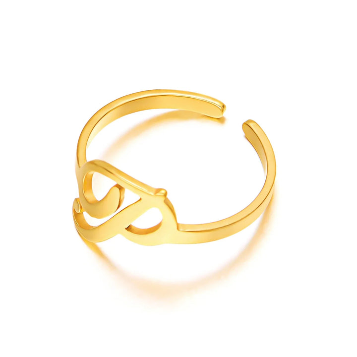 Skanto | Justerbar Kursiv Skrivebokstav Ring