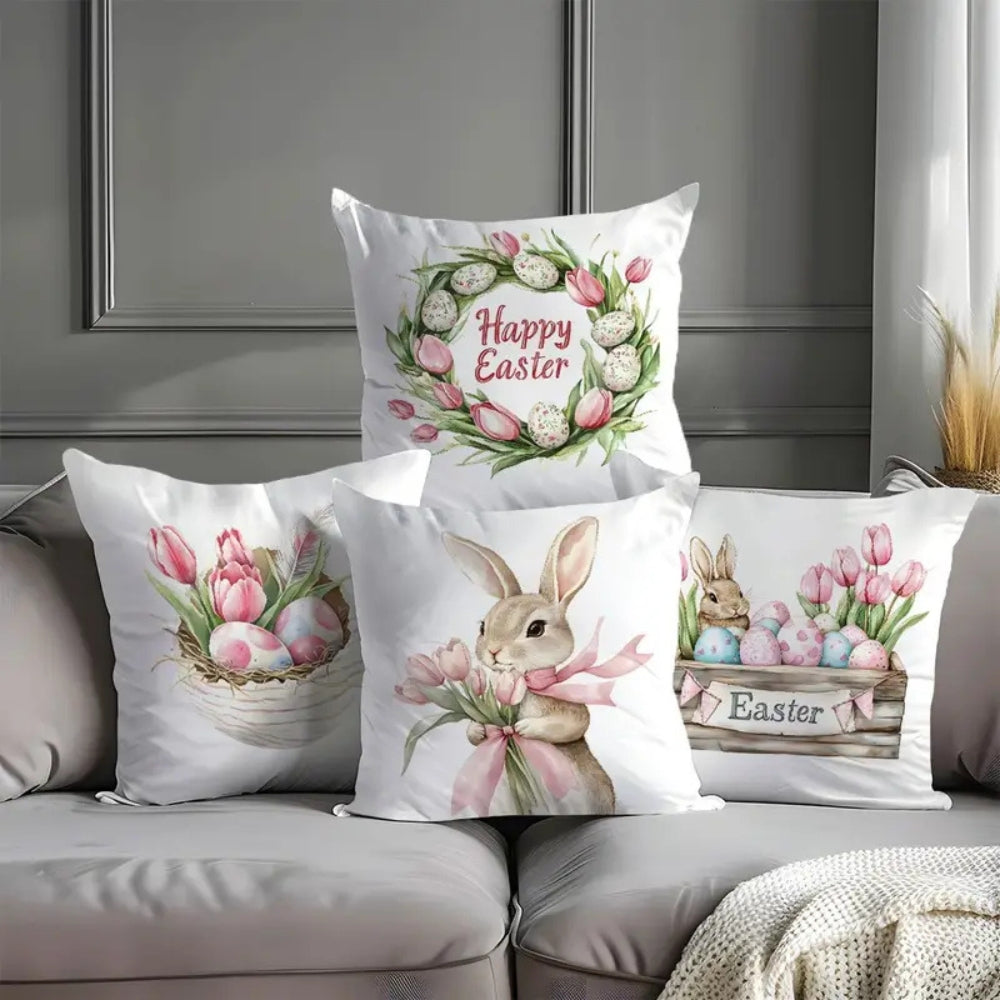 Skanto | Lulune Vår Påske Putetrekk | 4pcs Sett