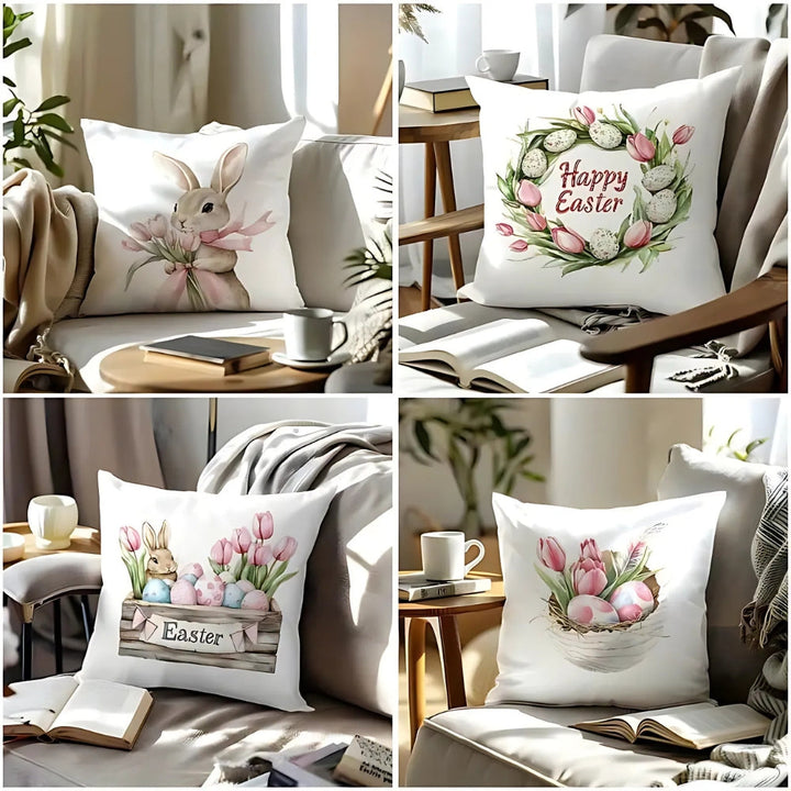Skanto | Lulune Vår Påske Putetrekk | 4pcs Sett