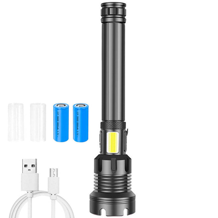 Taktisk oppladbar laser LED lommelykt | Skanto