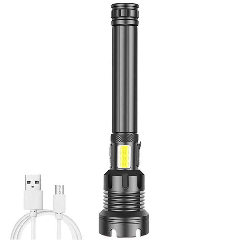 Taktisk oppladbar laser LED lommelykt | Skanto