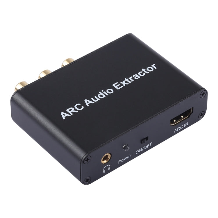 Skanto | 192KHz ARC Lyduttrekker HDMI ARC til SPDIF + Koaksial + L/R Konverter Lydreturkanal Adapter