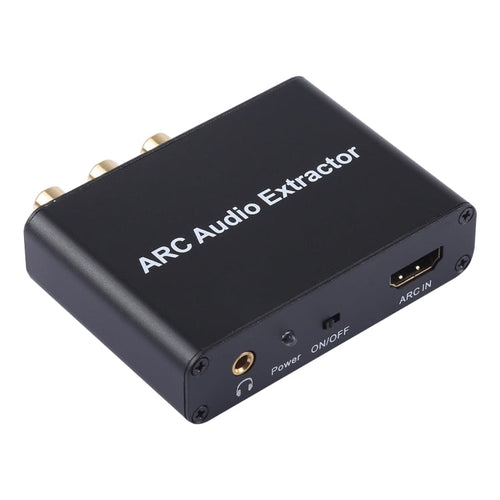 Skanto | 192KHz ARC Lyduttrekker HDMI ARC til SPDIF + Koaksial + L/R Konverter Lydreturkanal Adapter