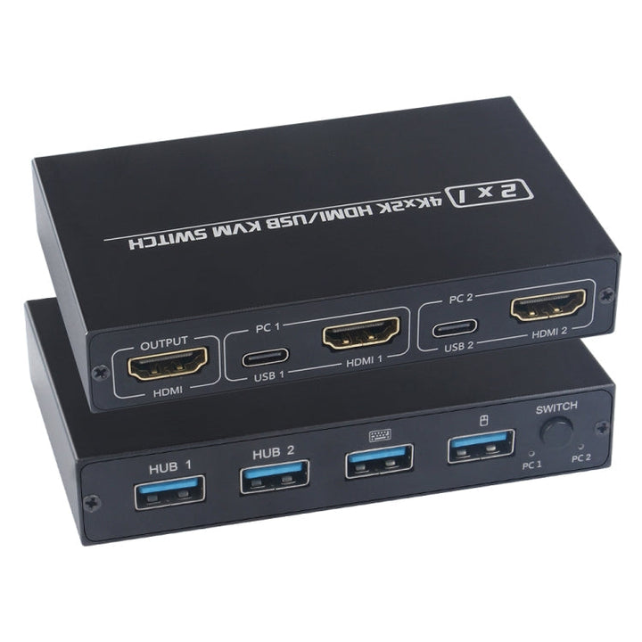 Skanto | AM-KVM201CL 2x1 4Kx2K HDMI / USB / KVM-bryter