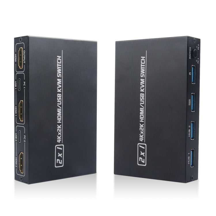 Skanto | AM-KVM201CL 2x1 4Kx2K HDMI / USB / KVM-bryter