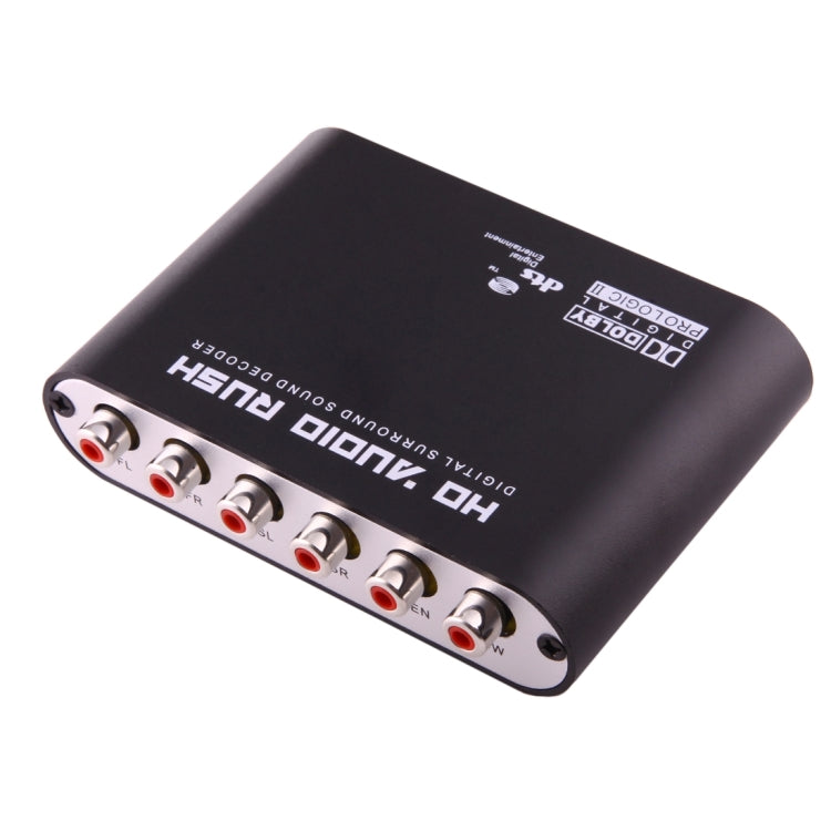 Skanto | NEWKENG 51R DTS / AC3 til Analog 5.1 Lyd / Stereo Lyd Digital Lyd Konverter Dekoder