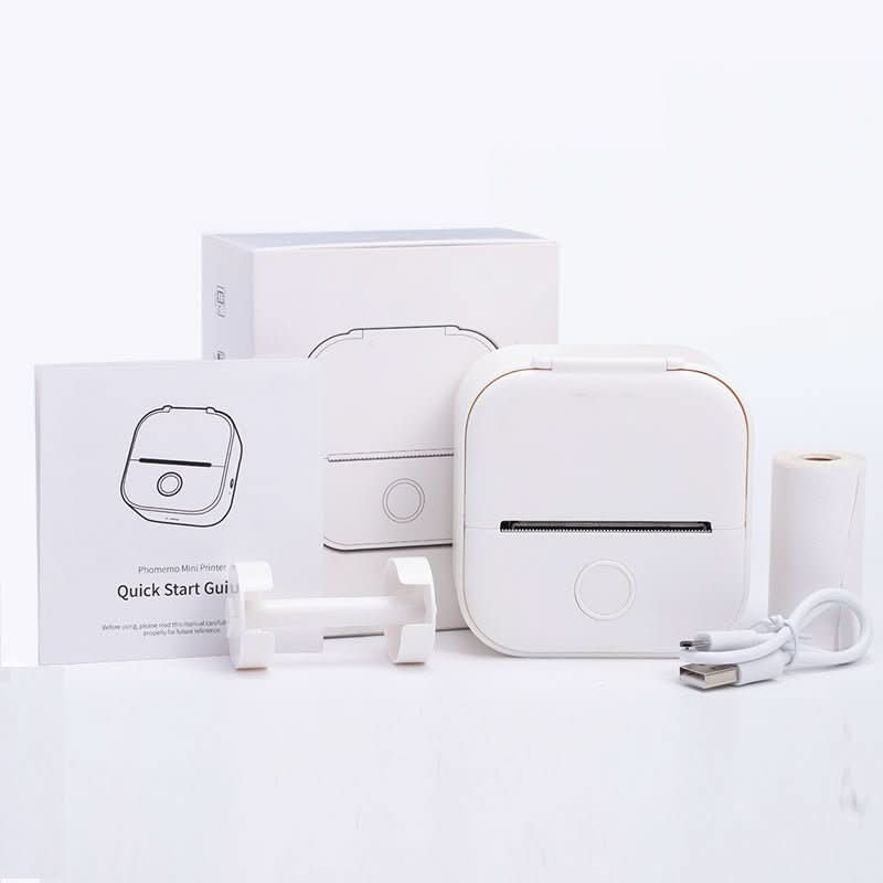 Skanto | Pixly Pocket Printer | Bærbar Mini Termisk Skriver | Trådløs Bluetooth Skriver | Blekkfri Fotoprinter for Smartphone