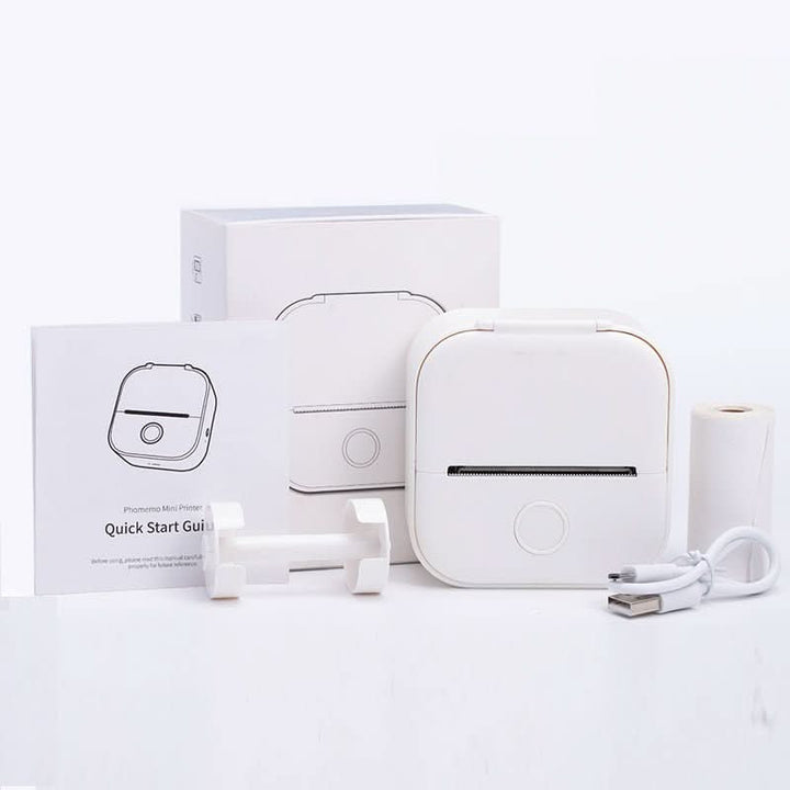 Skanto | Pixly Pocket Printer | Bærbar Mini Termisk Skriver | Trådløs Bluetooth Skriver | Blekkfri Fotoprinter for Smartphone