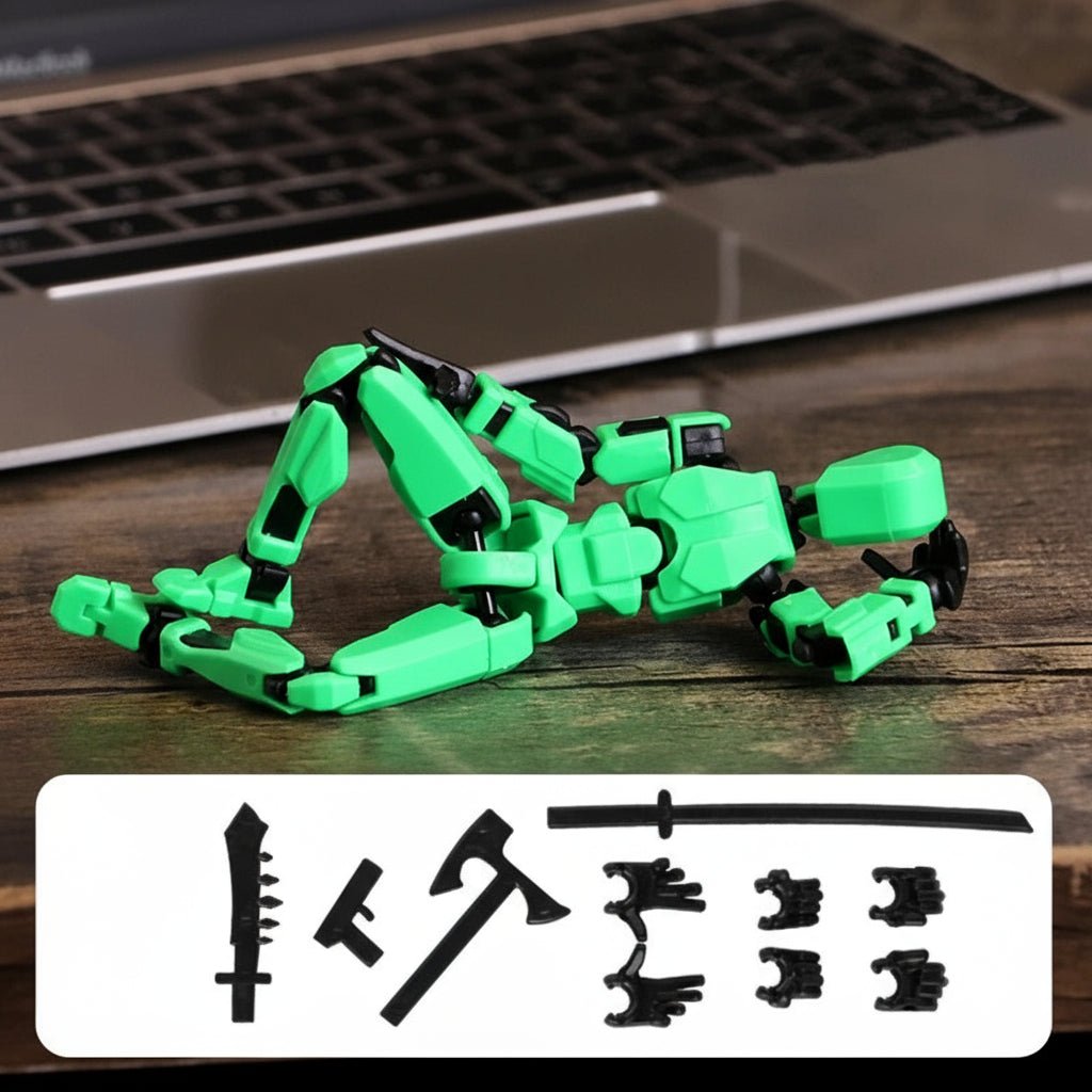 Skanto | 3D actionfigur med multifunksjonsbevegelse for dynamisk posering