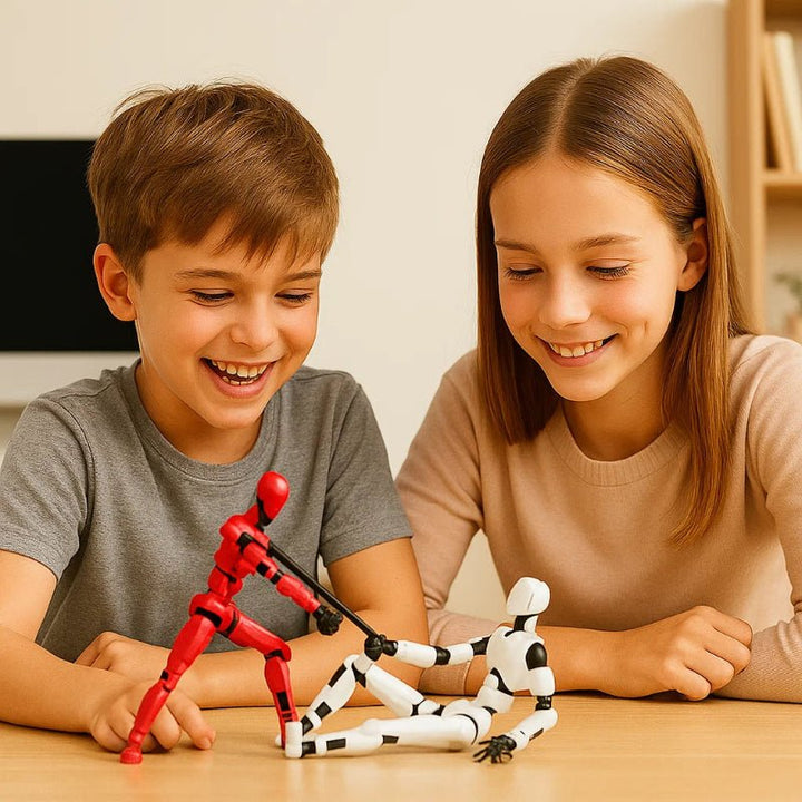 Skanto | 3D actionfigur med multifunksjonsbevegelse for dynamisk posering