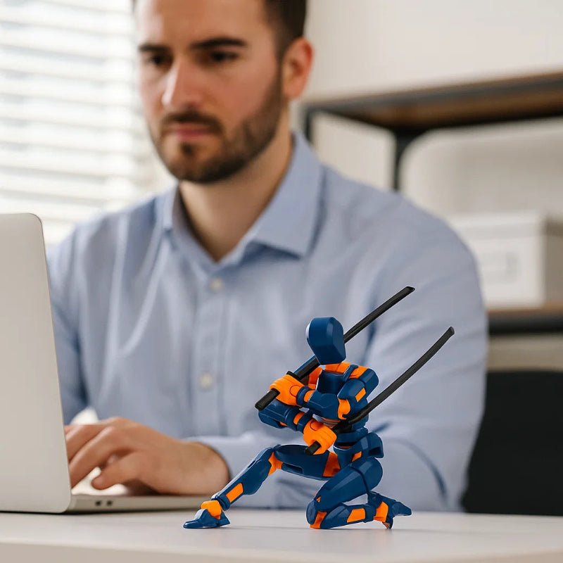 Skanto | 3D actionfigur med multifunksjonsbevegelse for dynamisk posering