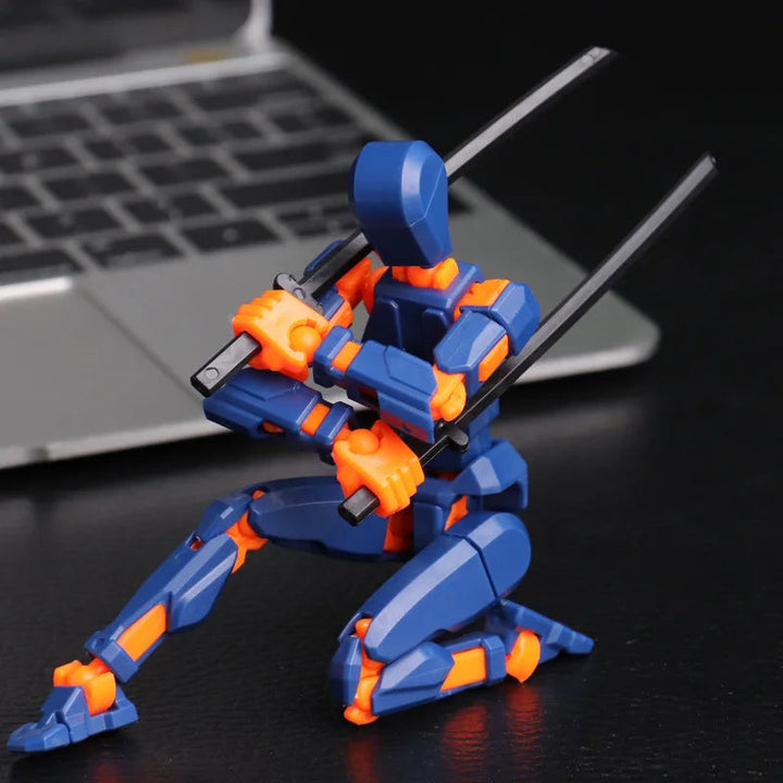 Skanto | 3D-printet mech actionfigur med flere leddbevegelser