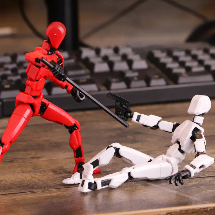 Skanto | 3D-printet mech actionfigur med flere leddbevegelser