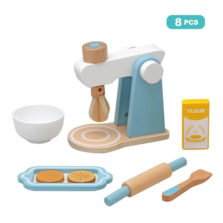 Skanto | Blender Kjøkkenmaskin – Trälekkjøkken Sett for Barn