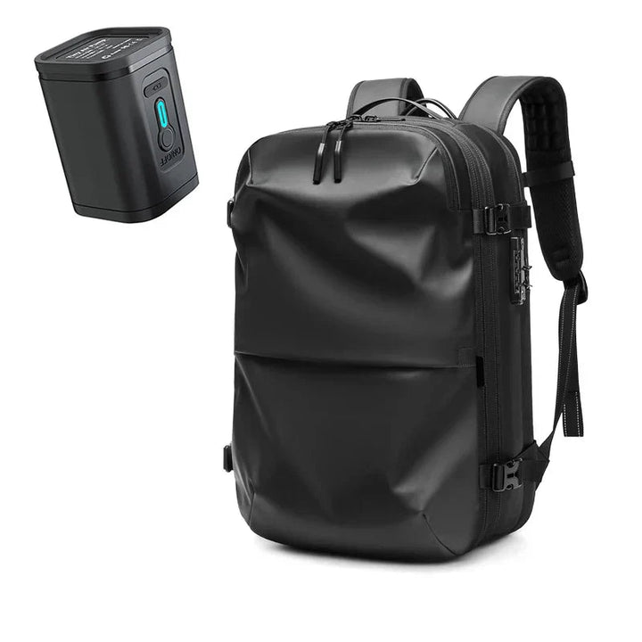 Packlite Slim – Vanntett kompresjonsryggsekk med USB-tilkobling for håndbagasje | Skanto