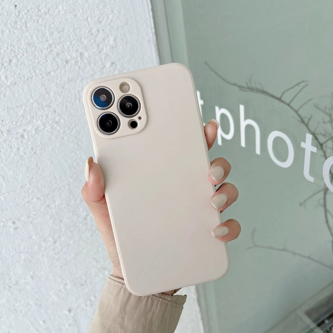 Skanto | Pastell solid farge silikon iPhone-deksel