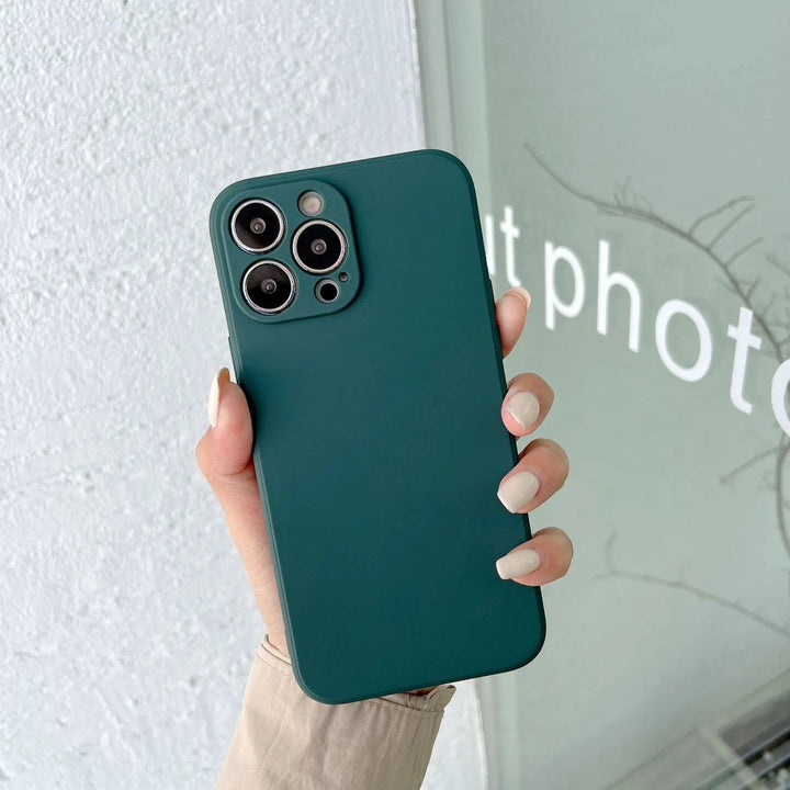 Skanto | Pastell solid farge silikon iPhone-deksel