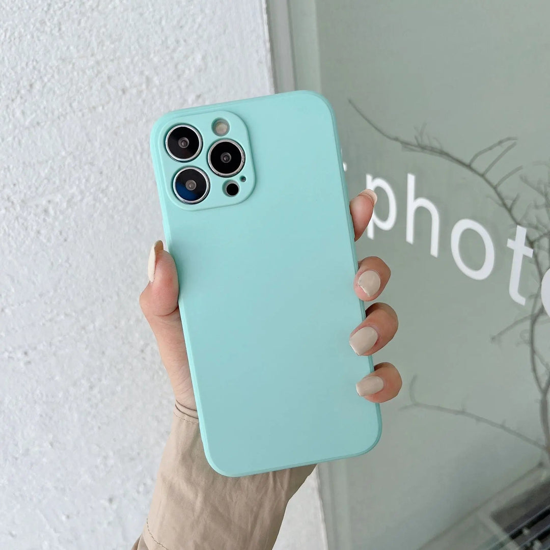 Skanto | Pastell solid farge silikon iPhone-deksel