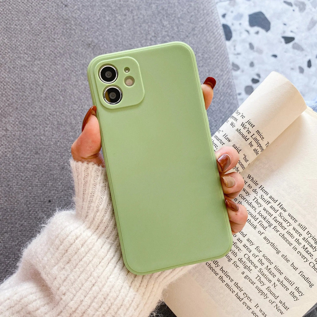Skanto | Pastell solid farge silikon iPhone-deksel
