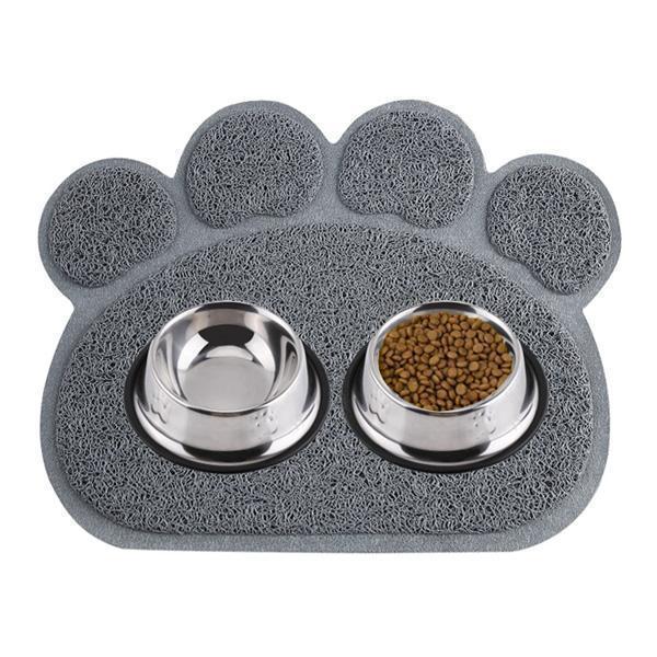 Paw Print Pet Feeding Litter Mat | Skanto