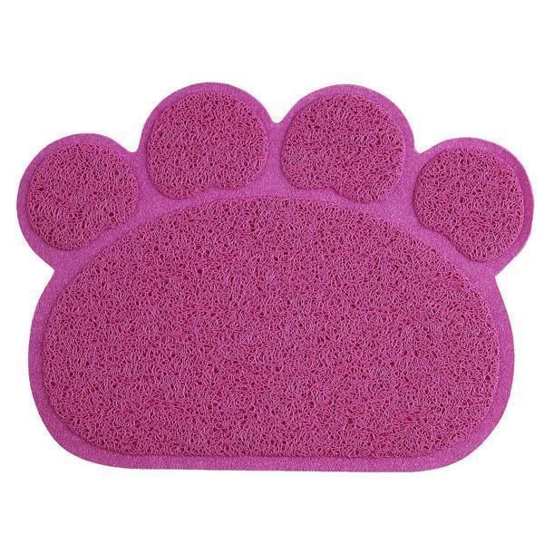 Paw Print Pet Feeding Litter Mat | Skanto