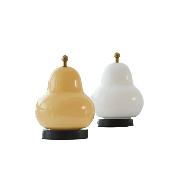 Pæreformet Touch Dimmer Lampe med Varmt Lys Skanto