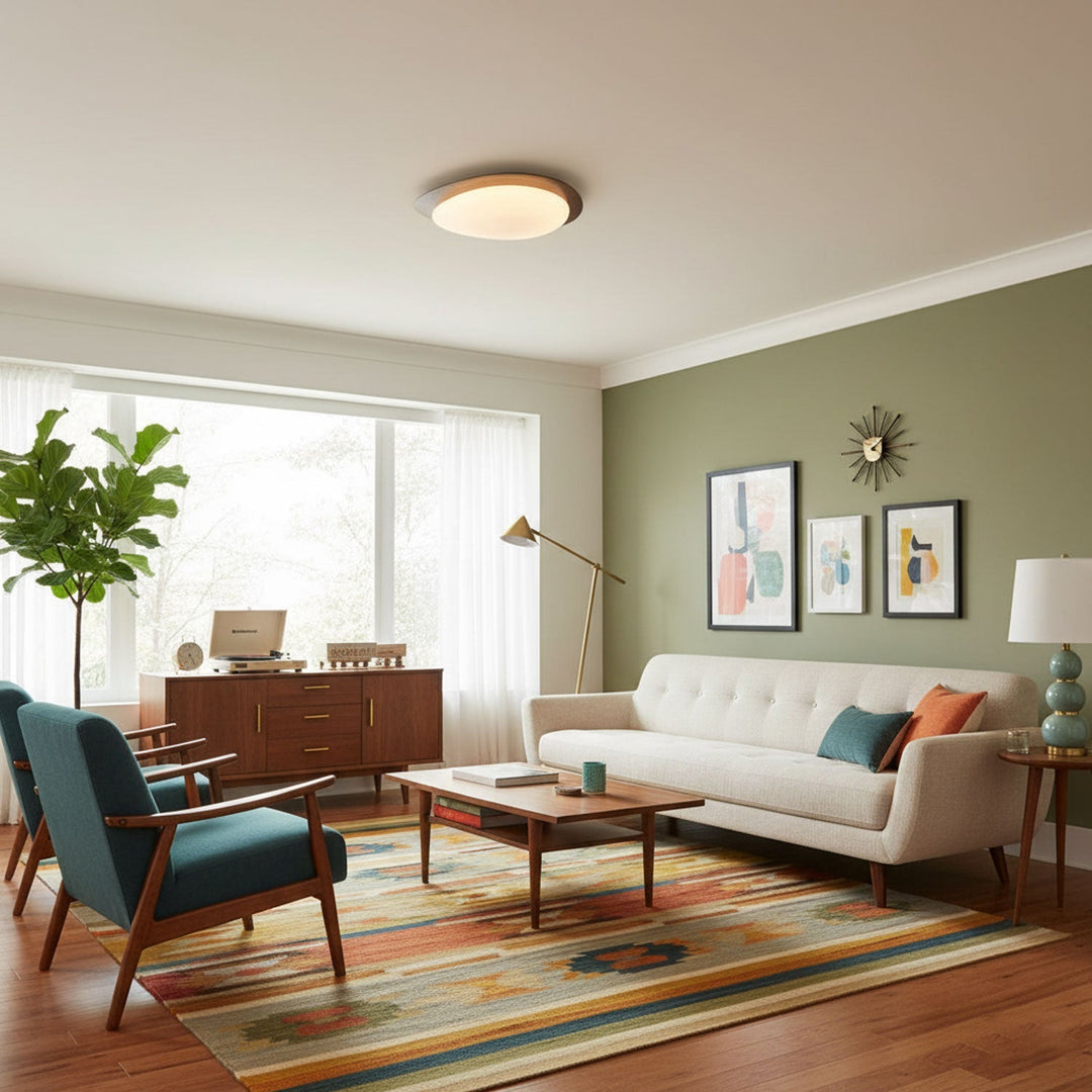 Flush Mount Pebble Metal Ceiling Light | Skanto