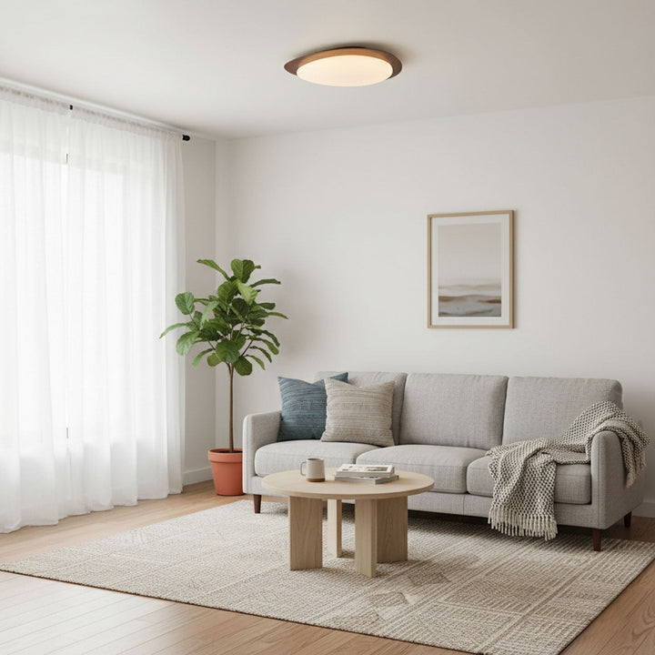 Flush Mount Pebble Metal Ceiling Light | Skanto