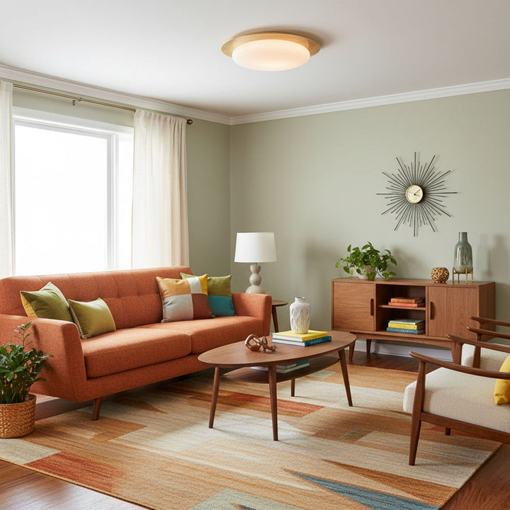 Flush Mount Pebble Metal Ceiling Light | Skanto