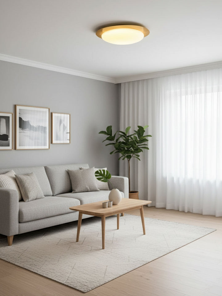 Flush Mount Pebble Metal Ceiling Light | Skanto