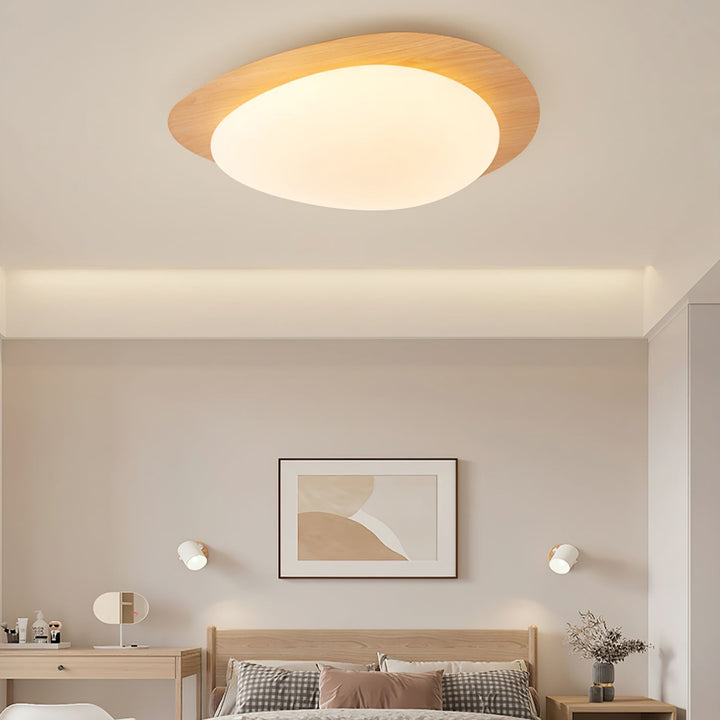 Flush Mount Pebble Metal Ceiling Light | Skanto