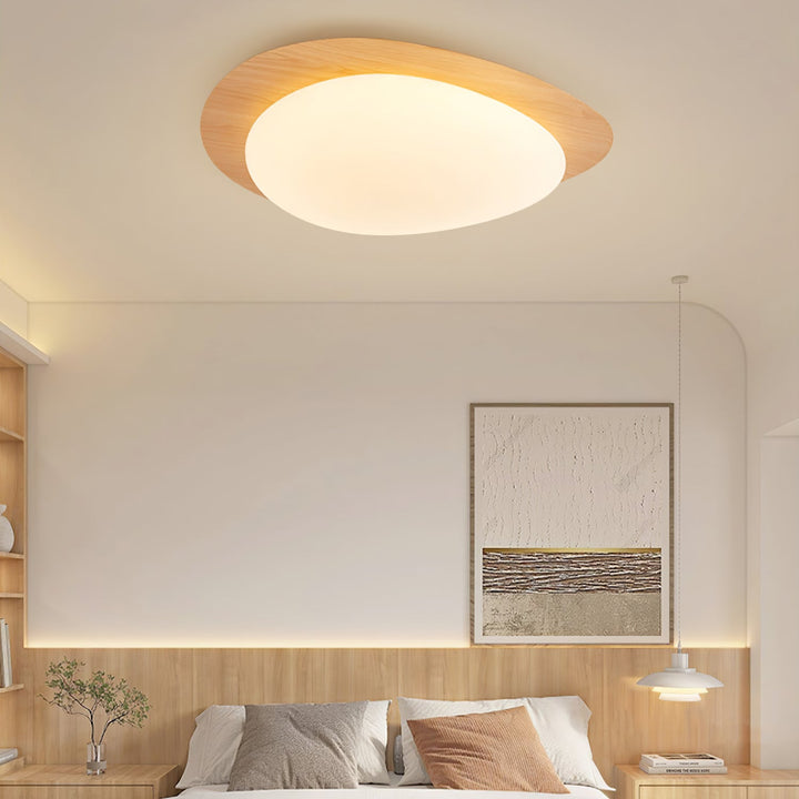 Flush Mount Pebble Metal Ceiling Light | Skanto