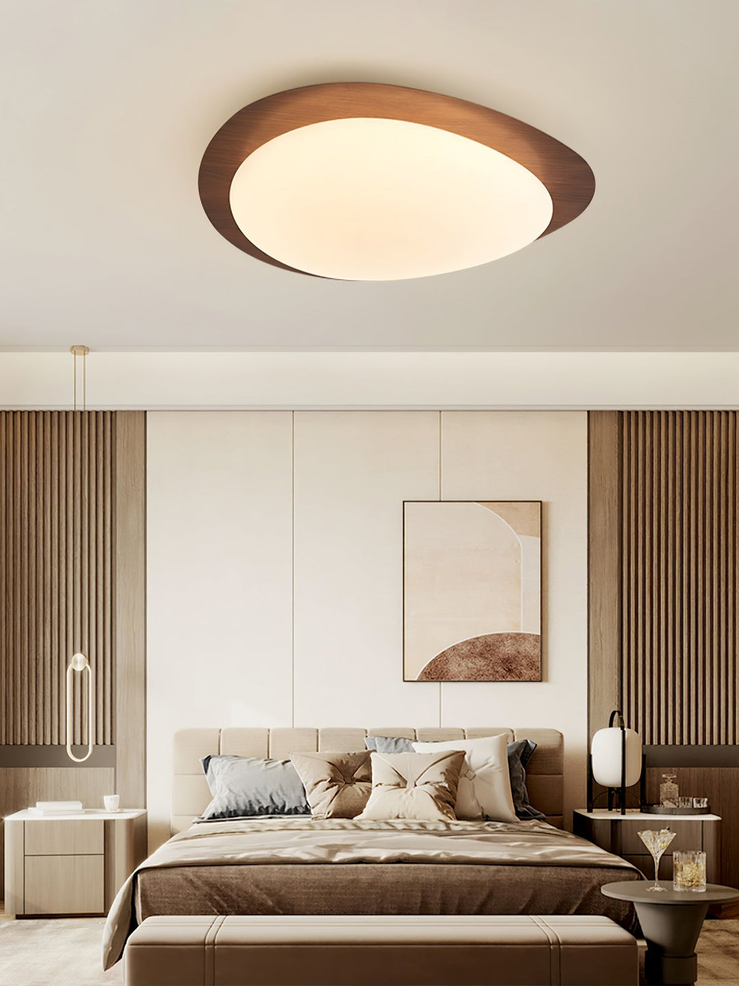 Flush Mount Pebble Metal Ceiling Light | Skanto