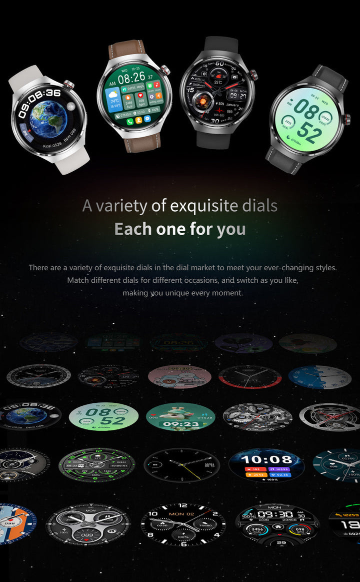 Skanto |  Gt4 Pro Smartwatch For Menn: Ip68 Nfc Gps Tracker, Amoled 360*360 Hd-Skjerm, Hjertefrekvens, Bluetooth-Samtale Begrenset Utgave