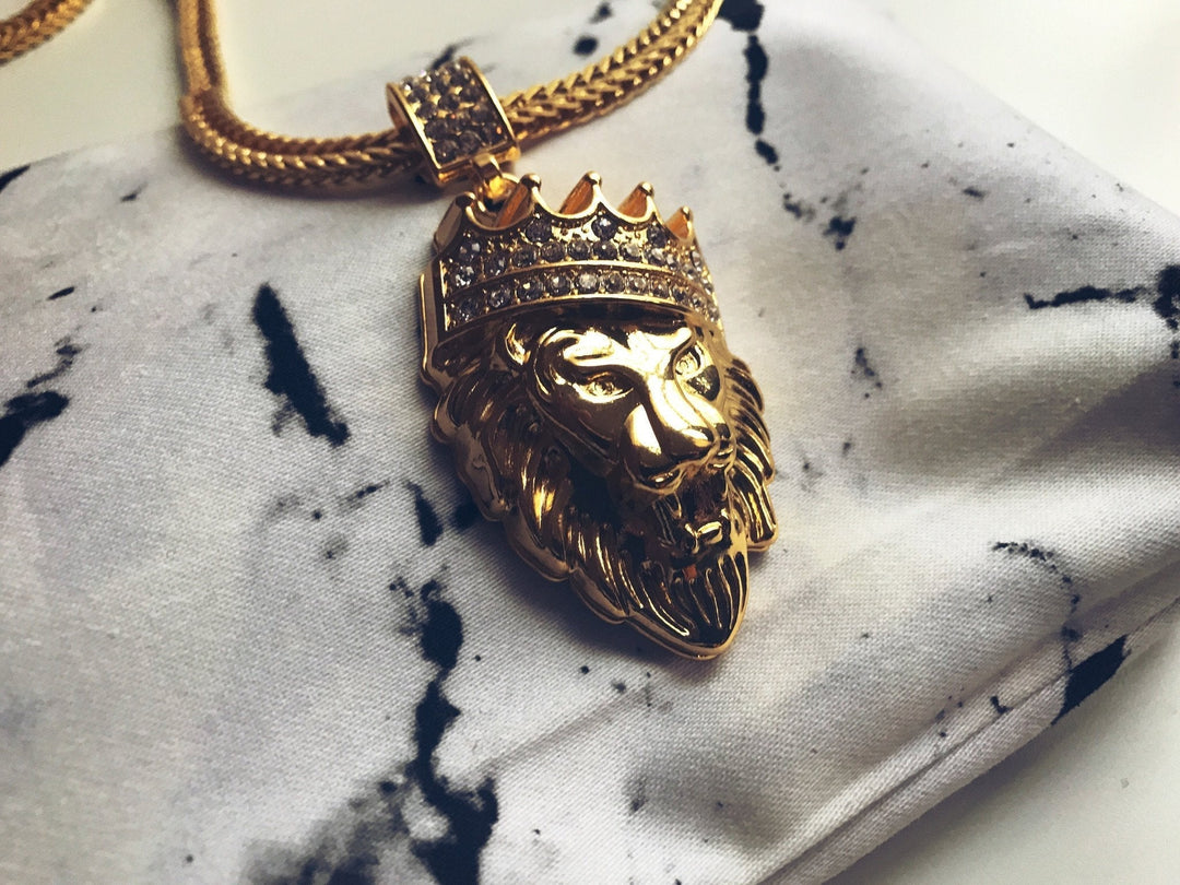 Alpha Lion - 18k Gullbelagt Halskjede | Skanto