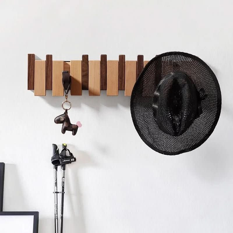 Skanto | Vegggarderobe i Pianodesign | Håndlaget Tre | Natur