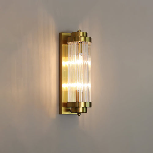 Skanto | Vintage Glass Vegglampe med LED i Retro Stil