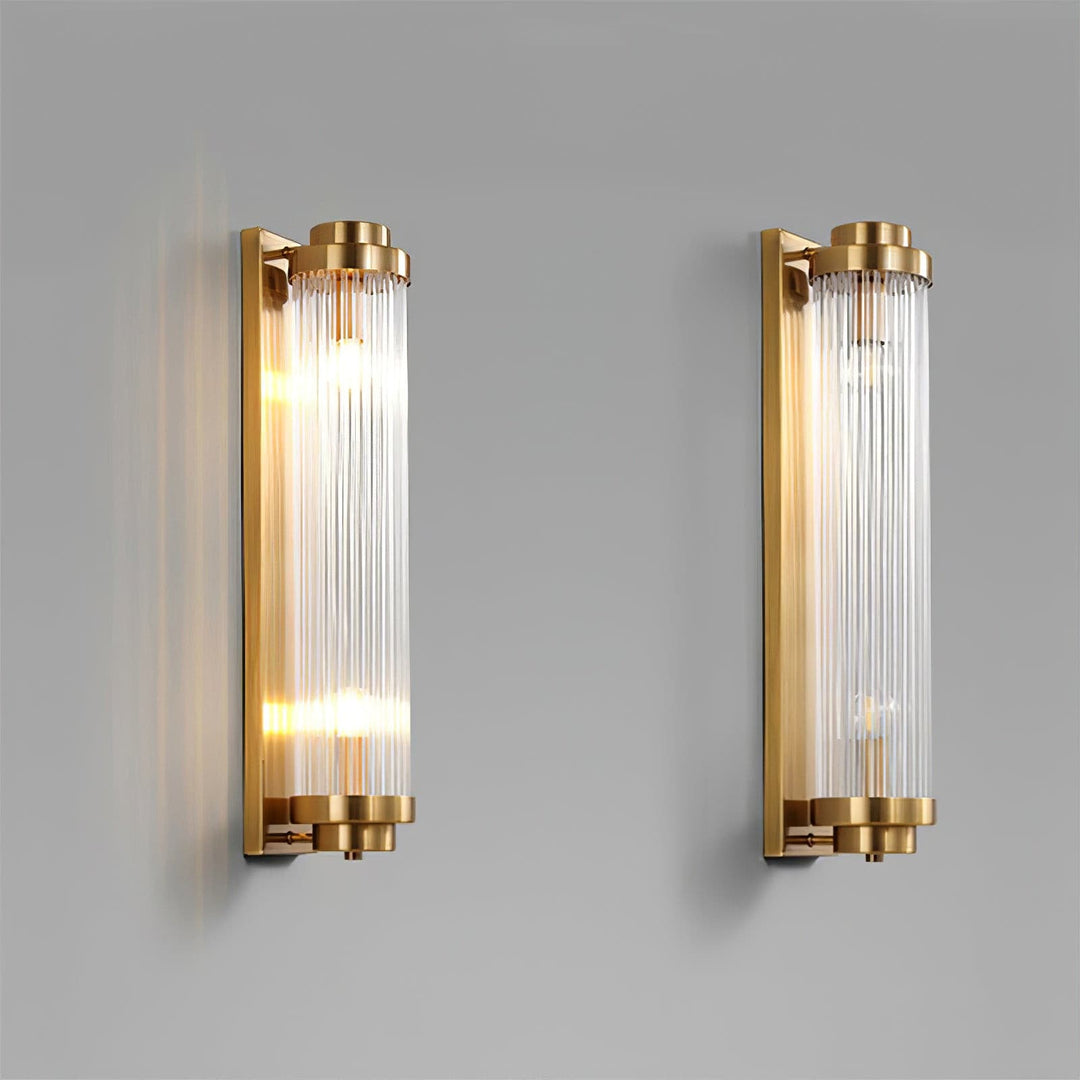 Skanto | Vintage Glass Vegglampe med LED i Retro Stil