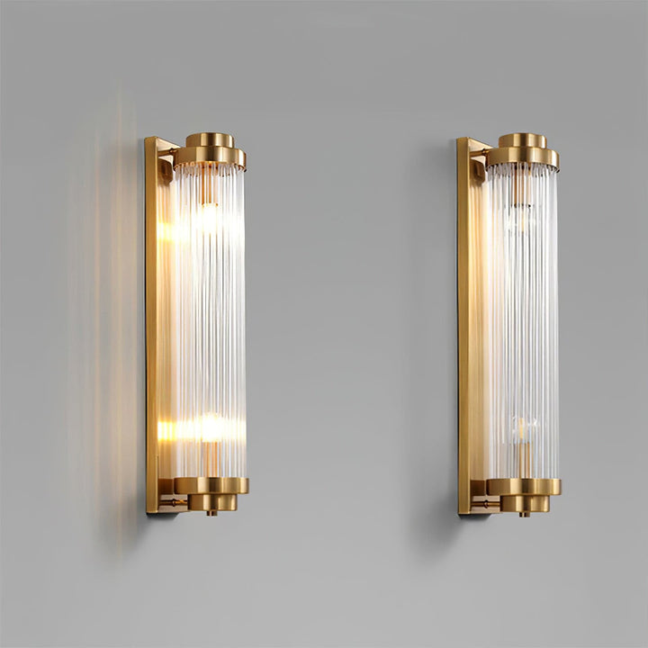 Skanto | Vintage Glass Vegglampe med LED i Retro Stil