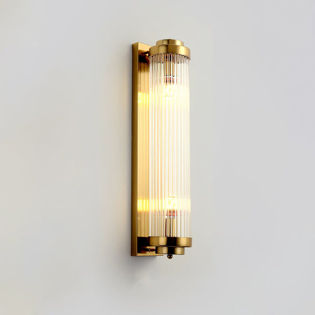 Skanto | Vintage Glass Vegglampe med LED i Retro Stil