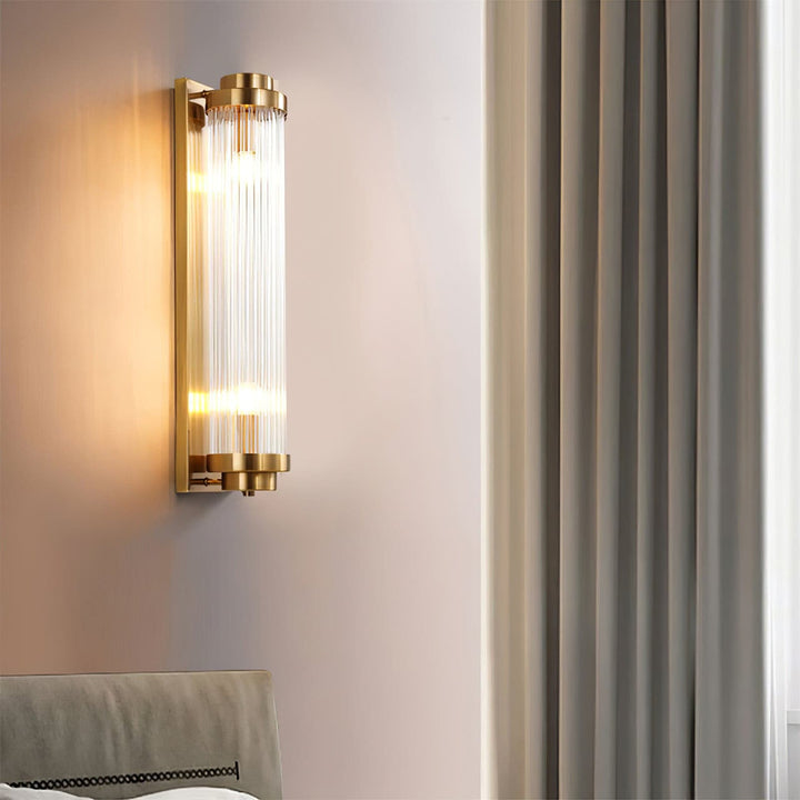 Skanto | Vintage Glass Vegglampe med LED i Retro Stil