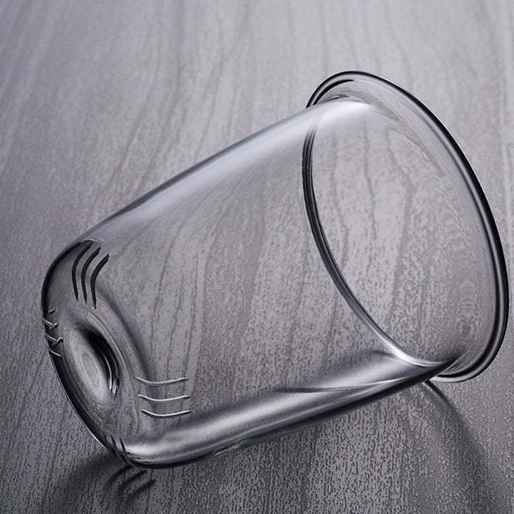 Skanto | Pindefang Glass Teapot with Infuser | Håndlaget varmebestandig tekanne med gyllen håndtak