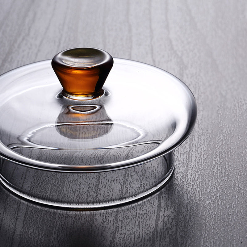 Skanto | Pindefang Glass Teapot with Infuser | Håndlaget varmebestandig tekanne med gyllen håndtak