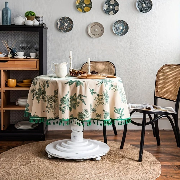 Skanto | Furu Kongle Trykk Rund Duk