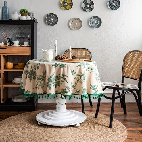 Skanto | Furu Kongle Trykk Rund Duk